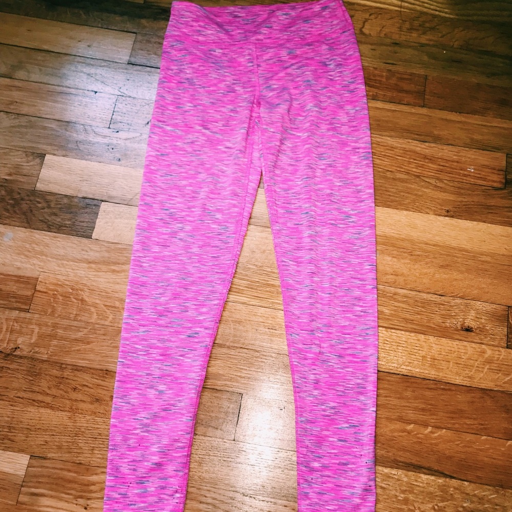 Girls Pink Athletic/Yoga Leggings